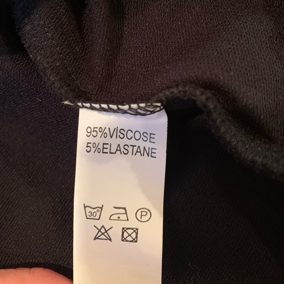 EUC Alain Murati Collection sequin Applique Sweatshirt Long-sleeve Black Medium - Picture 11 of 11